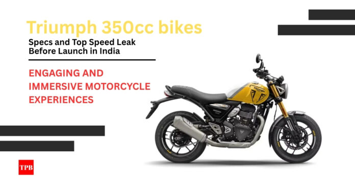 Triumph 350cc bikes launch in India 2026 with price and specs